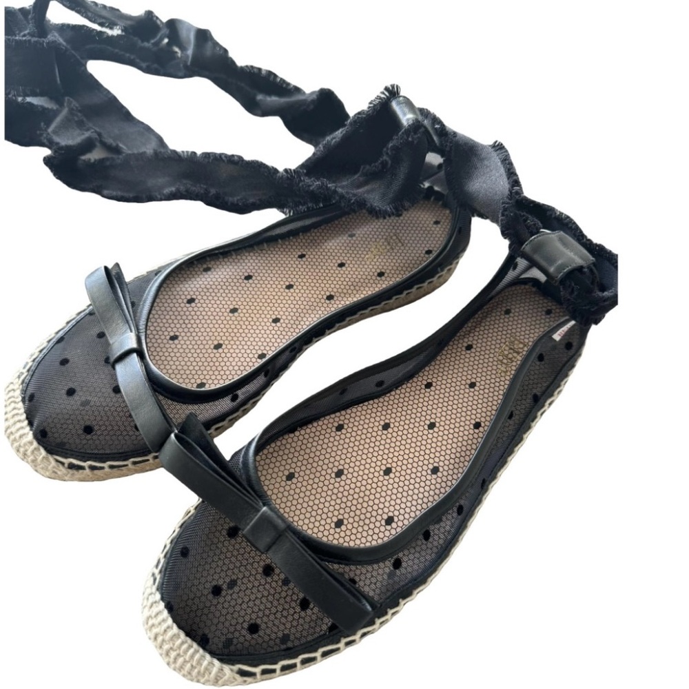 Red Valentino Black Ballet Flats